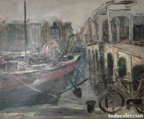 Arte: Josep Cruañas, óleo sobre lienzo. Amsterdam